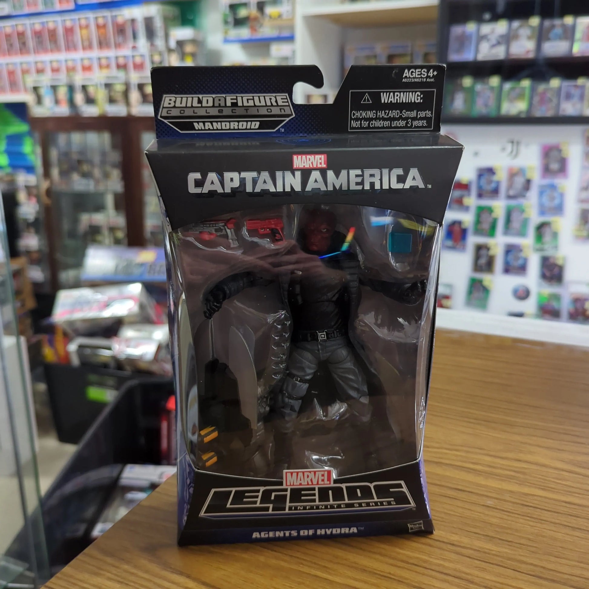 Marvel Legends, Red Skull, Agents of Hydra, Captain America, Mandroid BAF, NIB FRENLY BRICKS - Open 7 Days