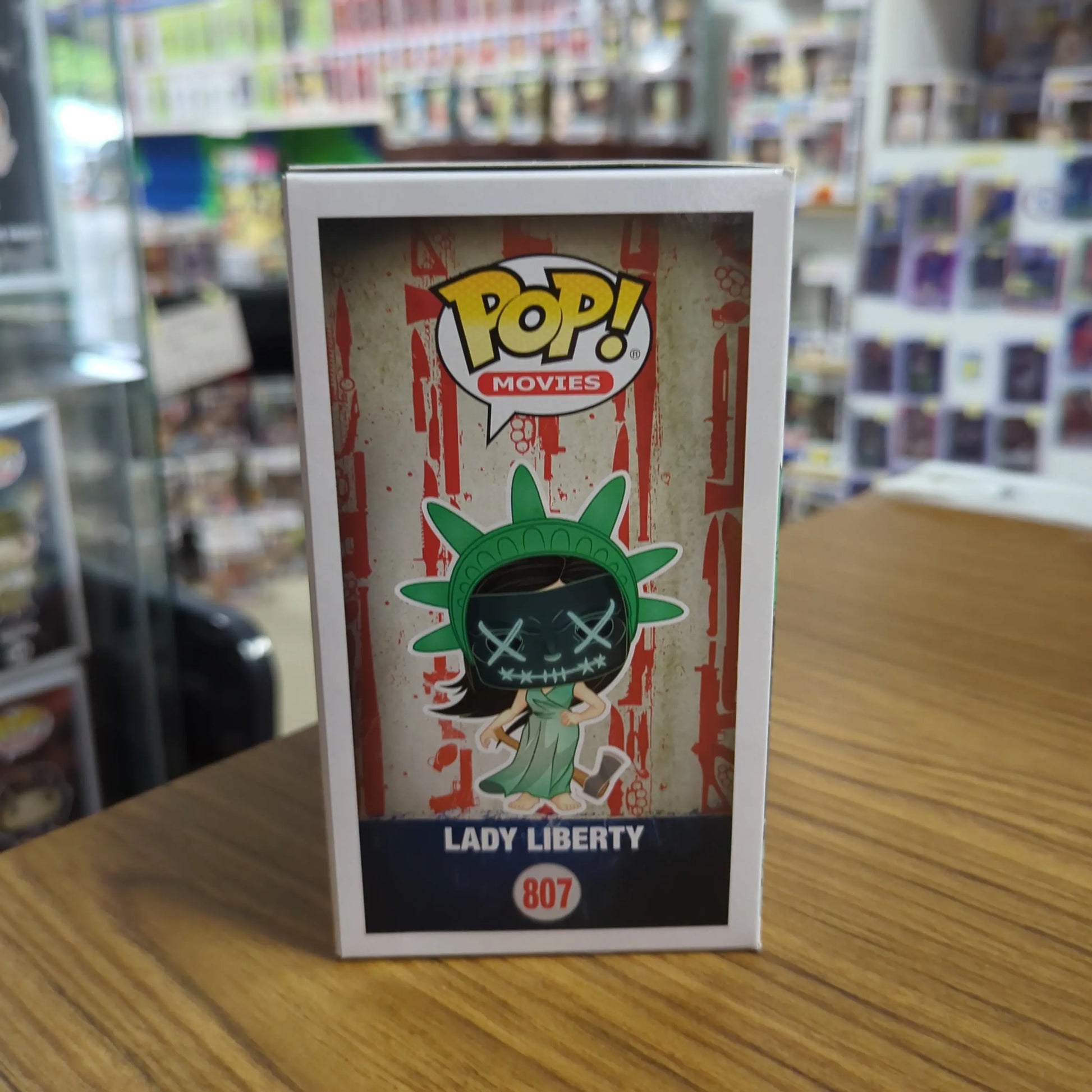 Funko Pop Vinyl - The Purge Election Year - Lady Liberty #807 FRENLY BRICKS - Open 7 Days