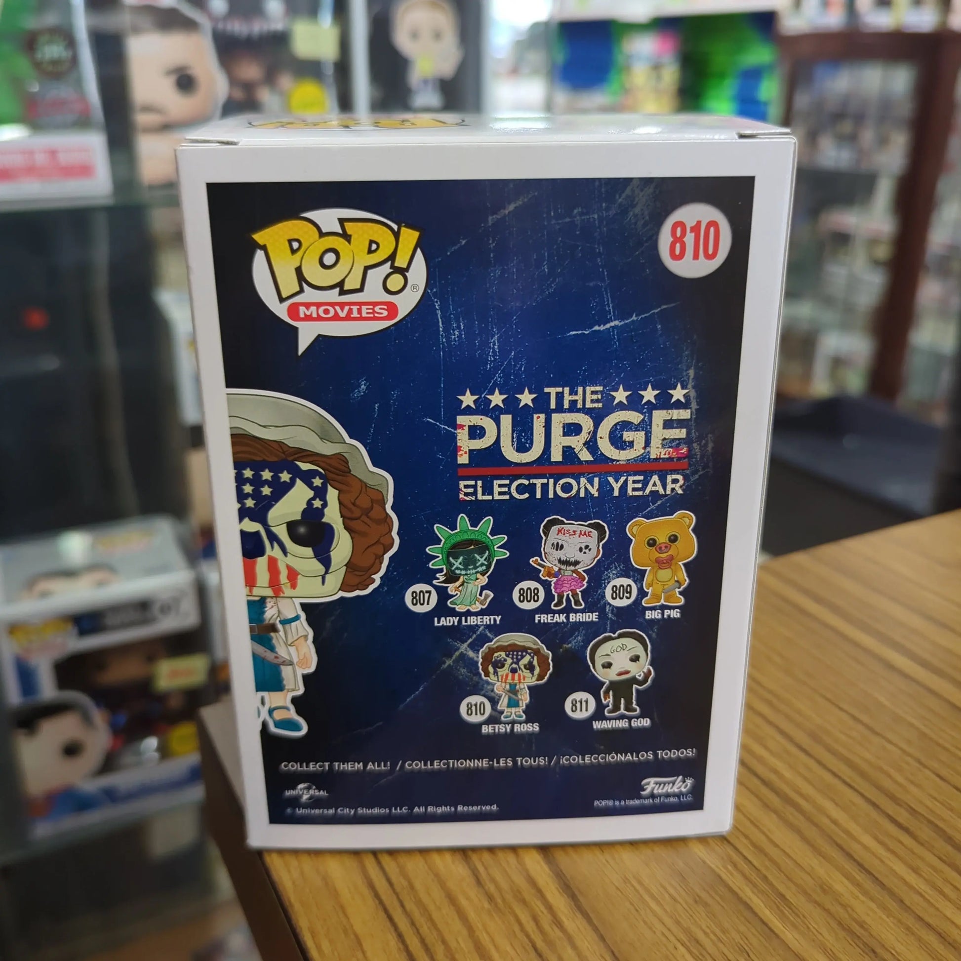 Pop 810 Betsy Ross Movies Funko The Purge Election Year Pop Protector FRENLY BRICKS - Open 7 Days