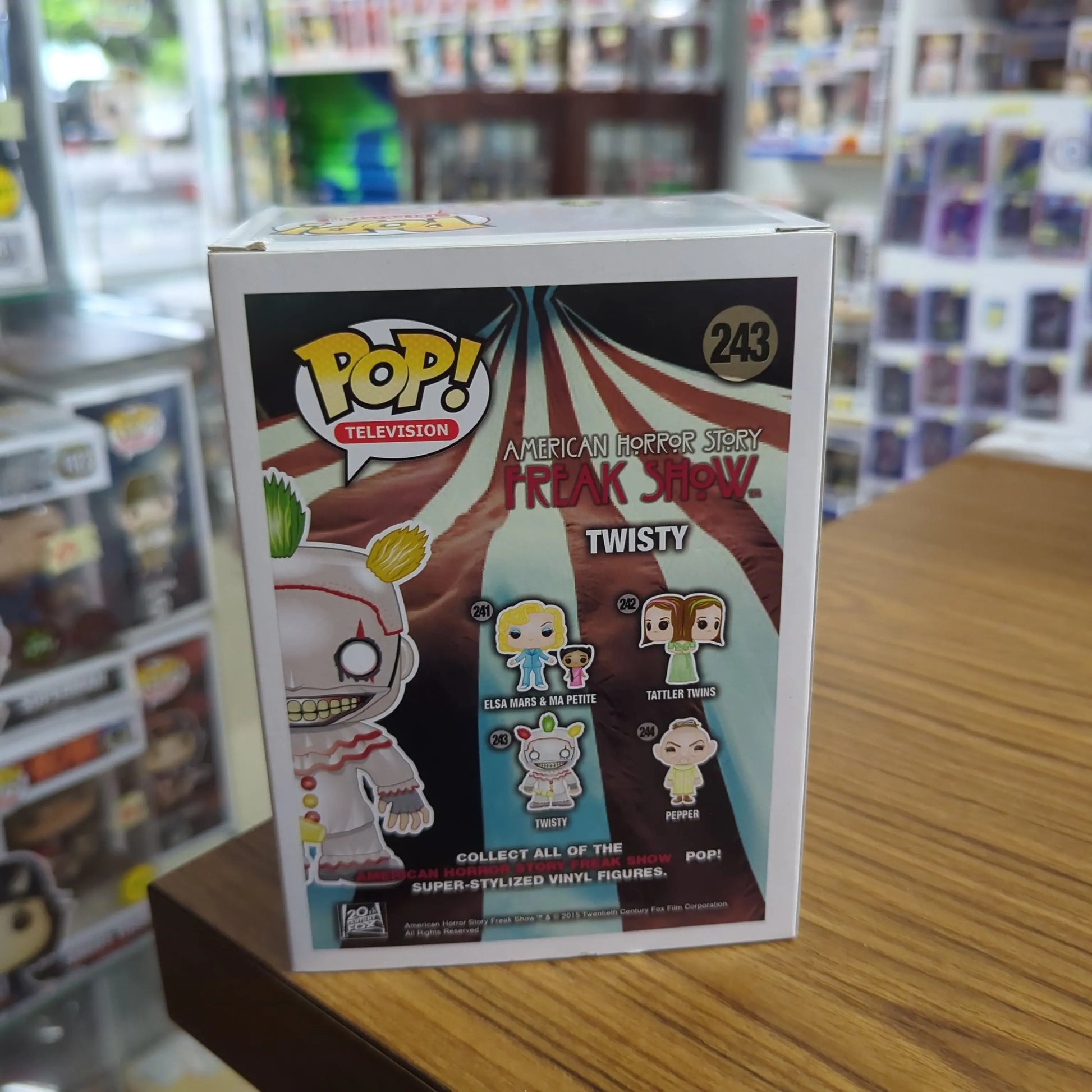 Funko Pop! TV American Horror Story Freak Show Twisty Pop Vinyl 243 FRENLY BRICKS - Open 7 Days