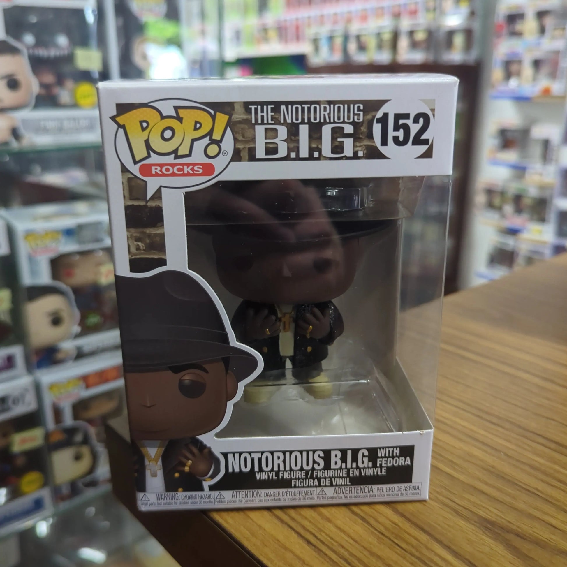 THE NOTORIOUS B.I.G. BIG POPPA #152 POP! ROCKS FUNKO FRENLY BRICKS - Open 7 Days