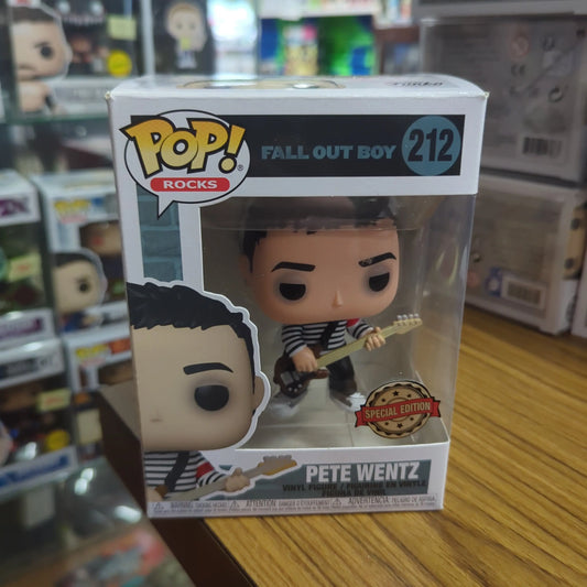 Fall Out Boy Pete Wentz in Sweater Exclusive Pop! Vinyl Figure #212 FRENLY BRICKS - Open 7 Days