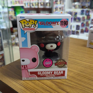 Funko POP! Animation Vinyl Figure Gloomy Bear #1190 - Flocked Black Chase FRENLY BRICKS - Open 7 Days