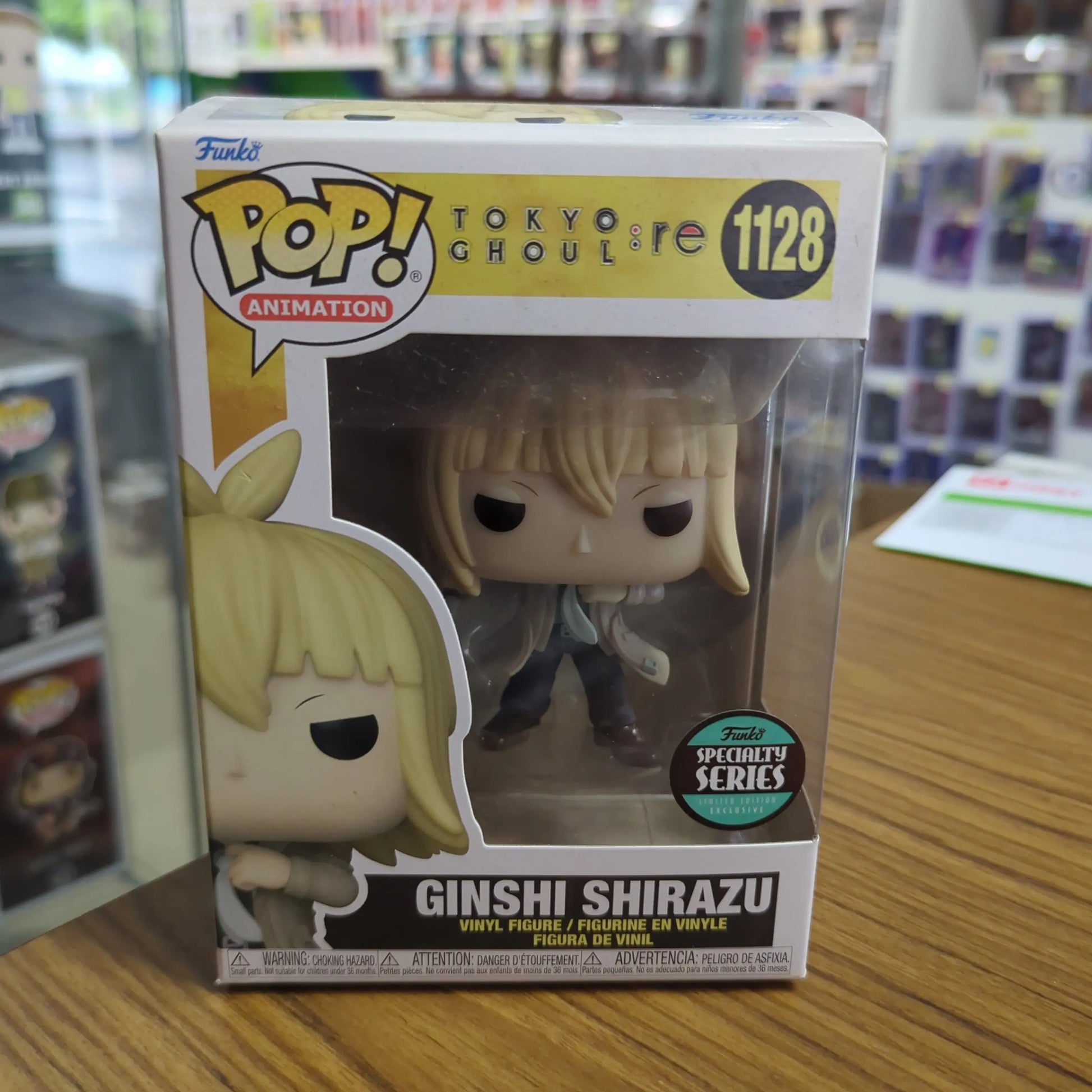 Tokyo Ghoul Funko Pop Limited Edition Ginshi Shirazu #1128 FRENLY BRICKS - Open 7 Days