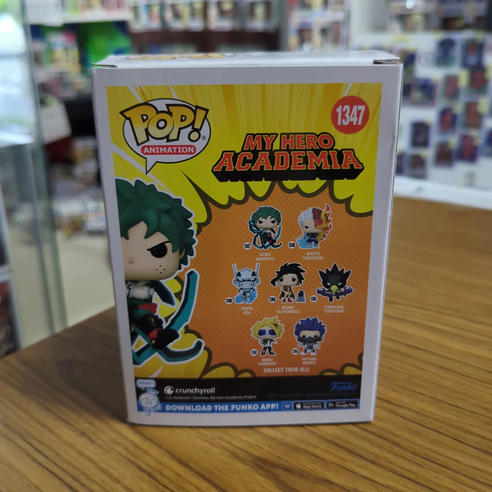 My Hero Academia - Izuku Midoriya with Blackwhip Pop! Vinyl Figure #1347 FRENLY BRICKS - Open 7 Days