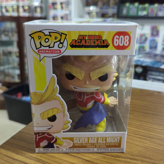 My Hero Academia - All Might (Silver Age) Funko Pop! Vinyl 608 ANIMATION FRENLY BRICKS - Open 7 Days