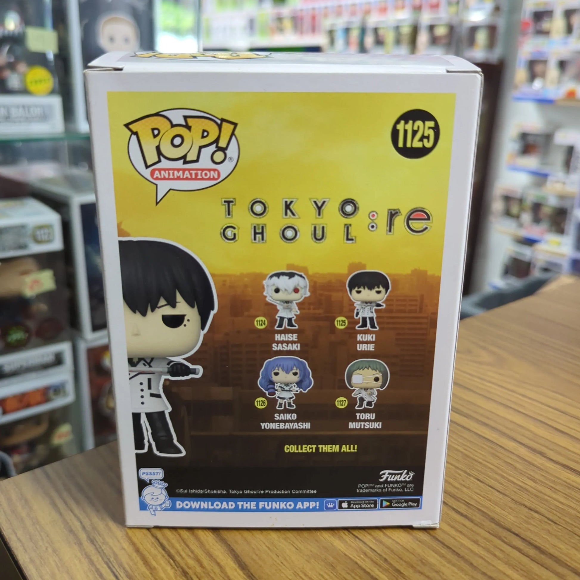 Funko Pop! Animation Tokyo Ghoul: re Kuki Urie Vinyl Figure #1125 FRENLY BRICKS - Open 7 Days