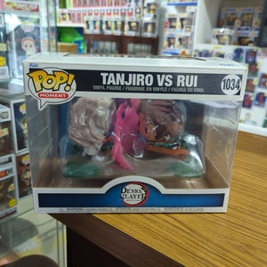 Tanjiro vs Rui 1034 ~ Demon Slayer ~ Funko Pop Vinyl ~ Animation TV Moment FRENLY BRICKS - Open 7 Days