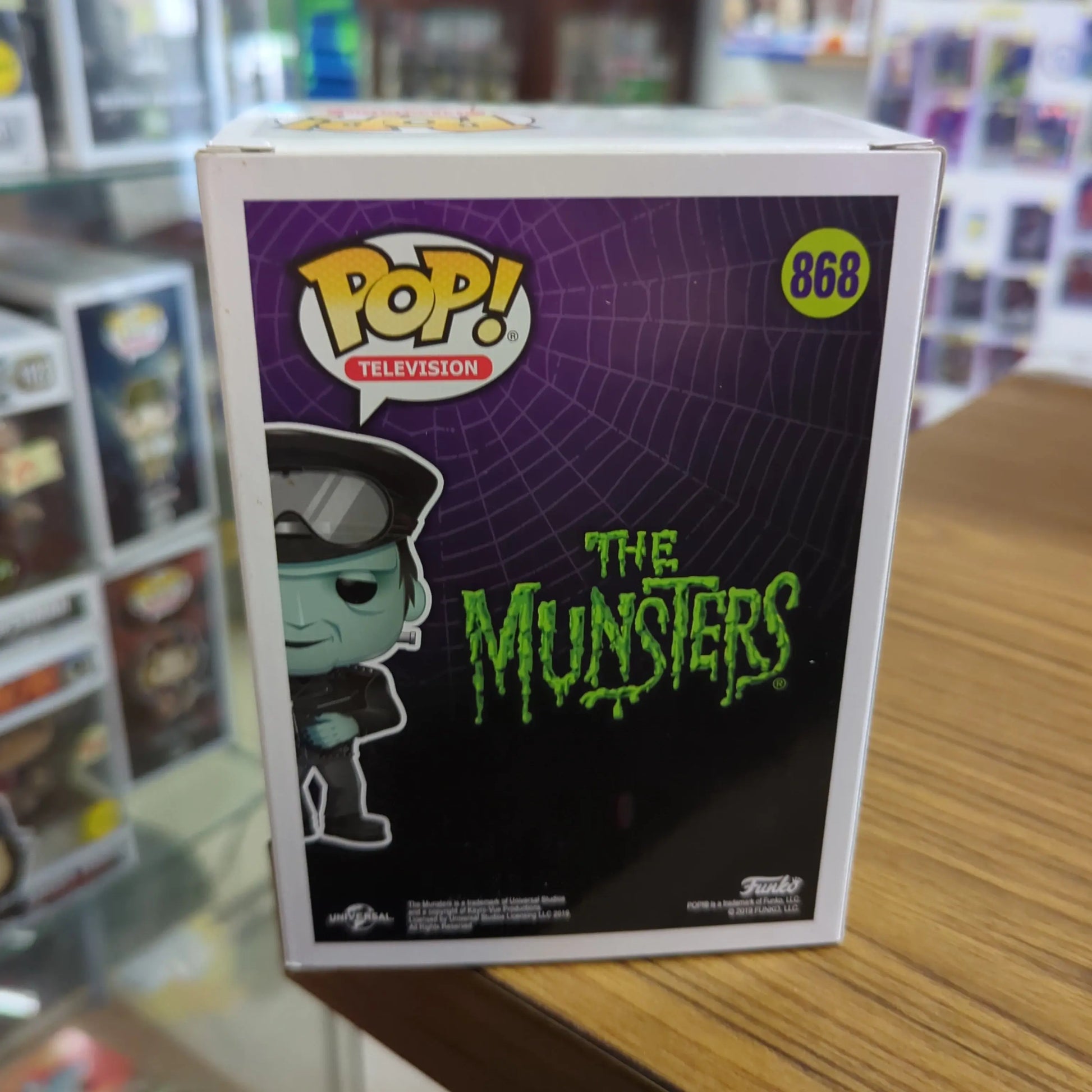 Pop 868 Herman Munster Funko Vinyl Television The Munsters FRENLY BRICKS - Open 7 Days