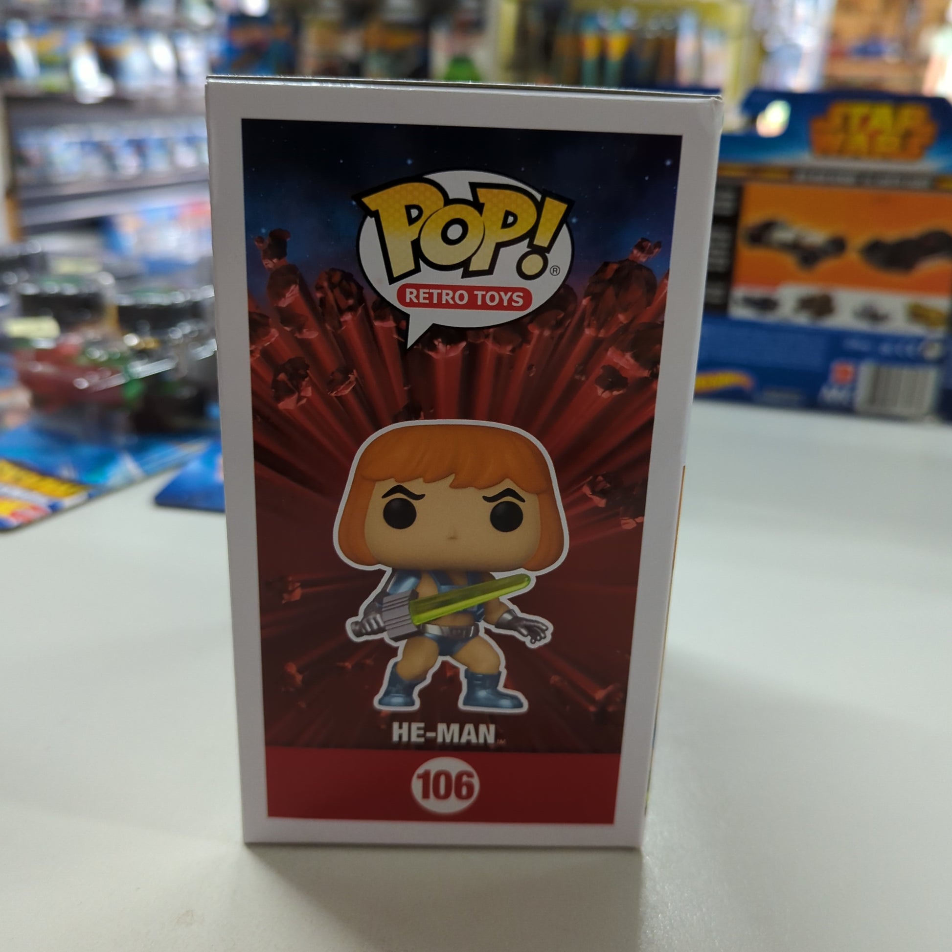 Masters of the Universe He-Man Laser Power SDCC 2022 #106 Funko POP! FRENLY BRICKS - Open 7 Days