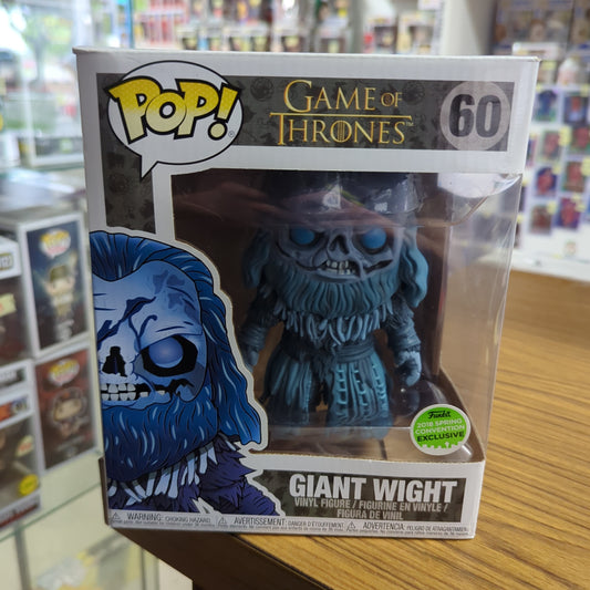 Giant Wight 60 ~ Game of Thrones ~ Funko Pop Vinyl ~ 2018 Spring Con Excl FRENLY BRICKS - Open 7 Days