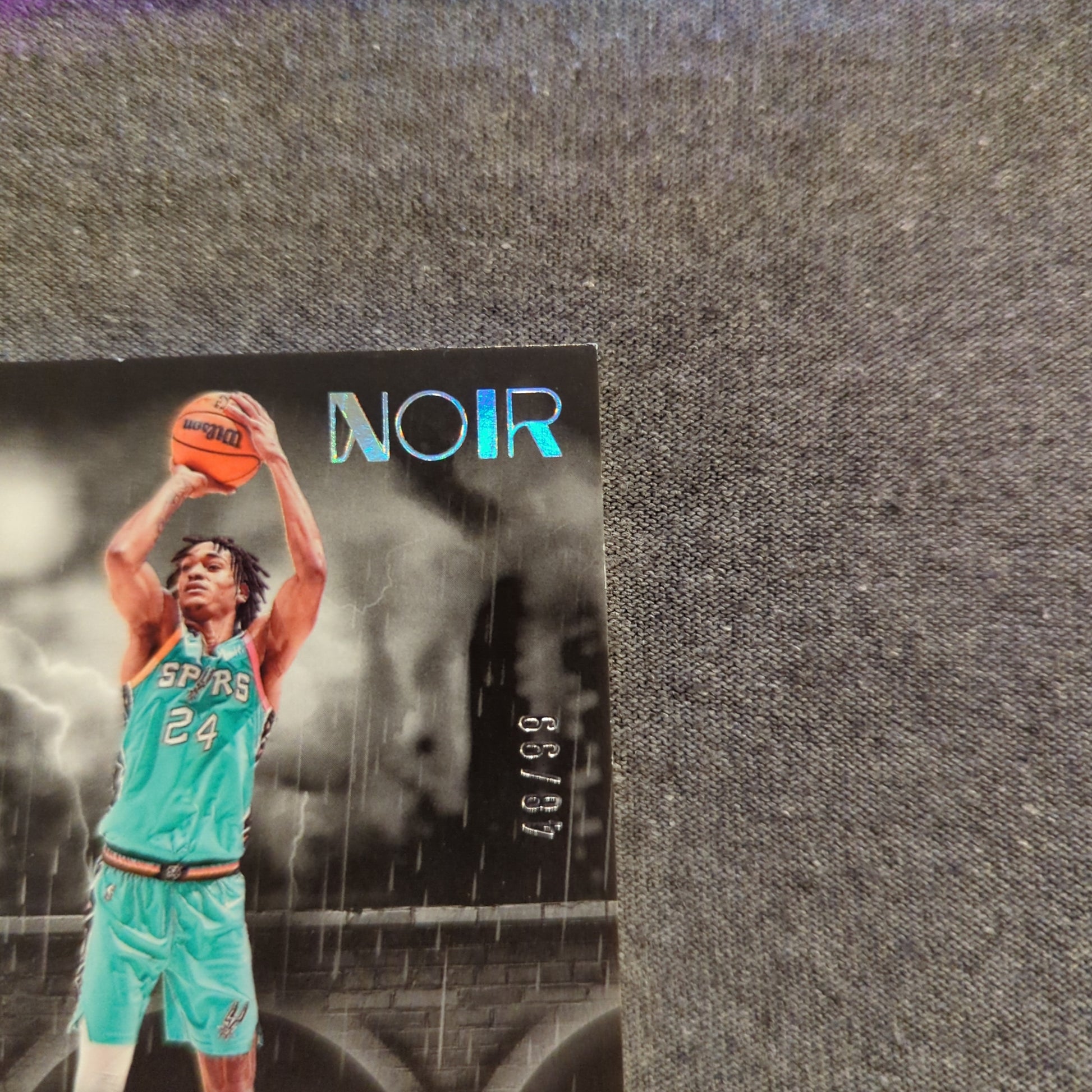 2022-23 Panini Noir Reigning Nights Signatures /99 Devin Vassell #RNS-DVS Auto FRENLY BRICKS - Open 7 Days