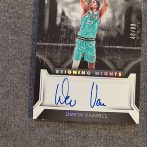 2022-23 Panini Noir Reigning Nights Signatures /99 Devin Vassell #RNS-DVS Auto FRENLY BRICKS - Open 7 Days