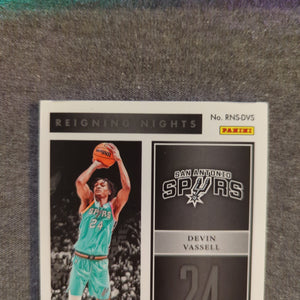 2022-23 Panini Noir Reigning Nights Signatures /99 Devin Vassell #RNS-DVS Auto FRENLY BRICKS - Open 7 Days