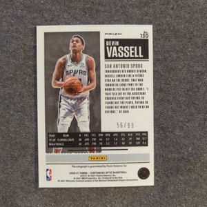 2020-2021 Optic Contenders Rookie Ticket DEVIN VASSELL - Spurs ROOKIE AUTO (on card) /99 FRENLY BRICKS - Open 7 Days