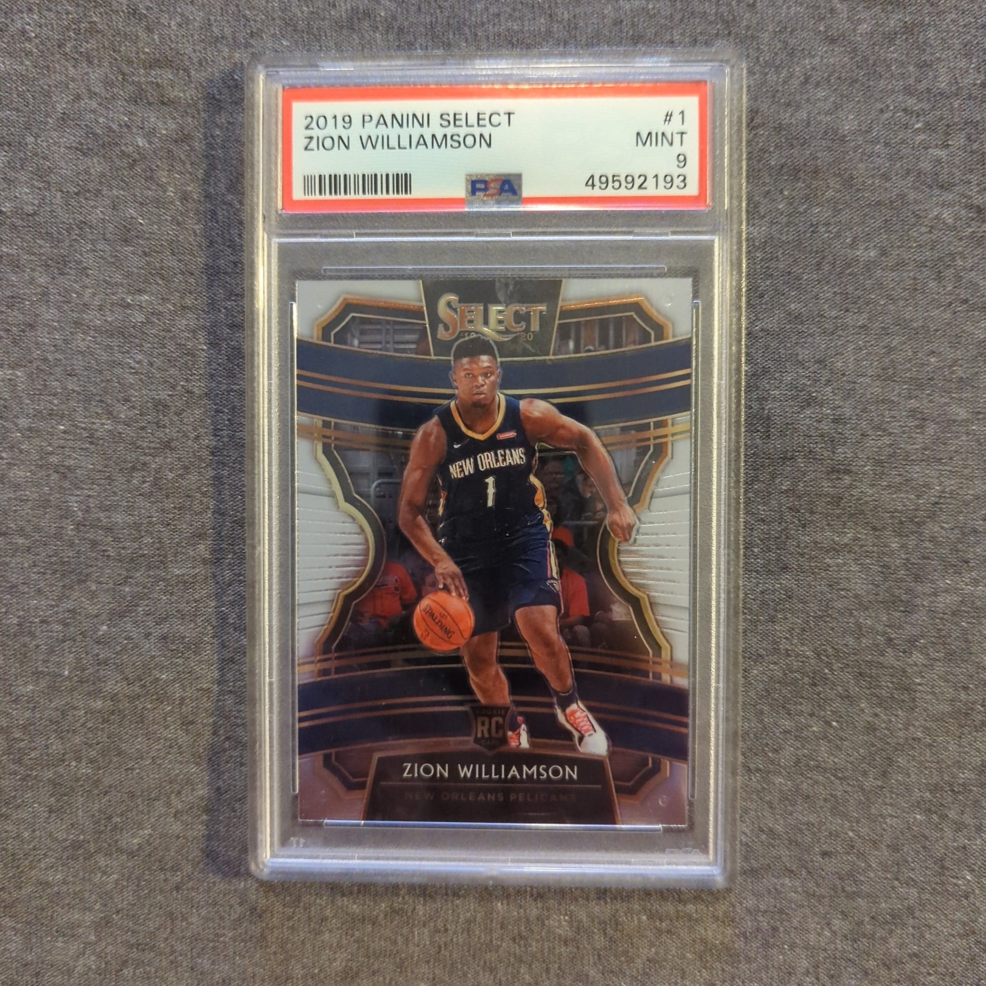 2019 Panini Select Zion Williamson #1 PSA 9 FRENLY BRICKS - Open 7 Days