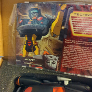 Transformers Tfcc Botcon JACKPOT Complete Deluxe Animated include Box FRENLY BRICKS - Open 7 Days