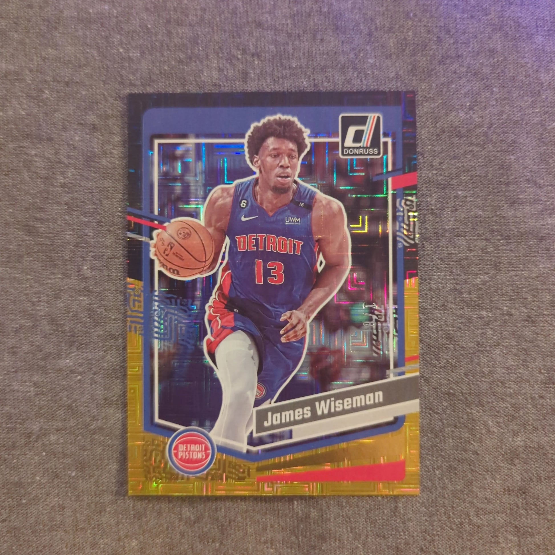 2023-24 NBA Panini Donruss - James Wiseman Gold Black Choice 1/8 Detroit Pistons FRENLY BRICKS - Open 7 Days