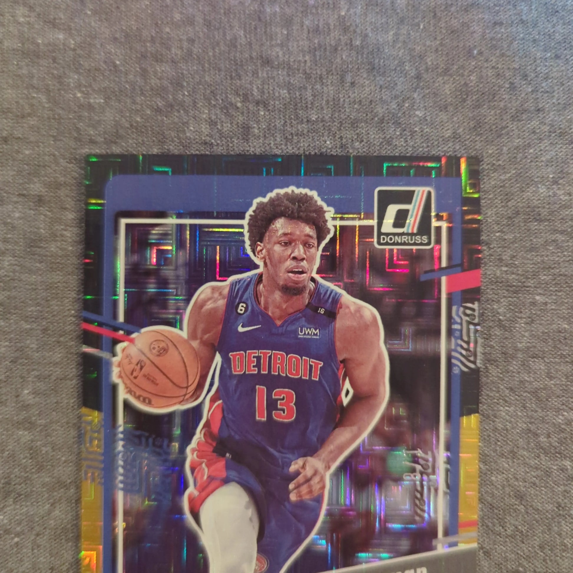 2023-24 NBA Panini Donruss - James Wiseman Gold Black Choice 1/8 Detroit Pistons FRENLY BRICKS - Open 7 Days