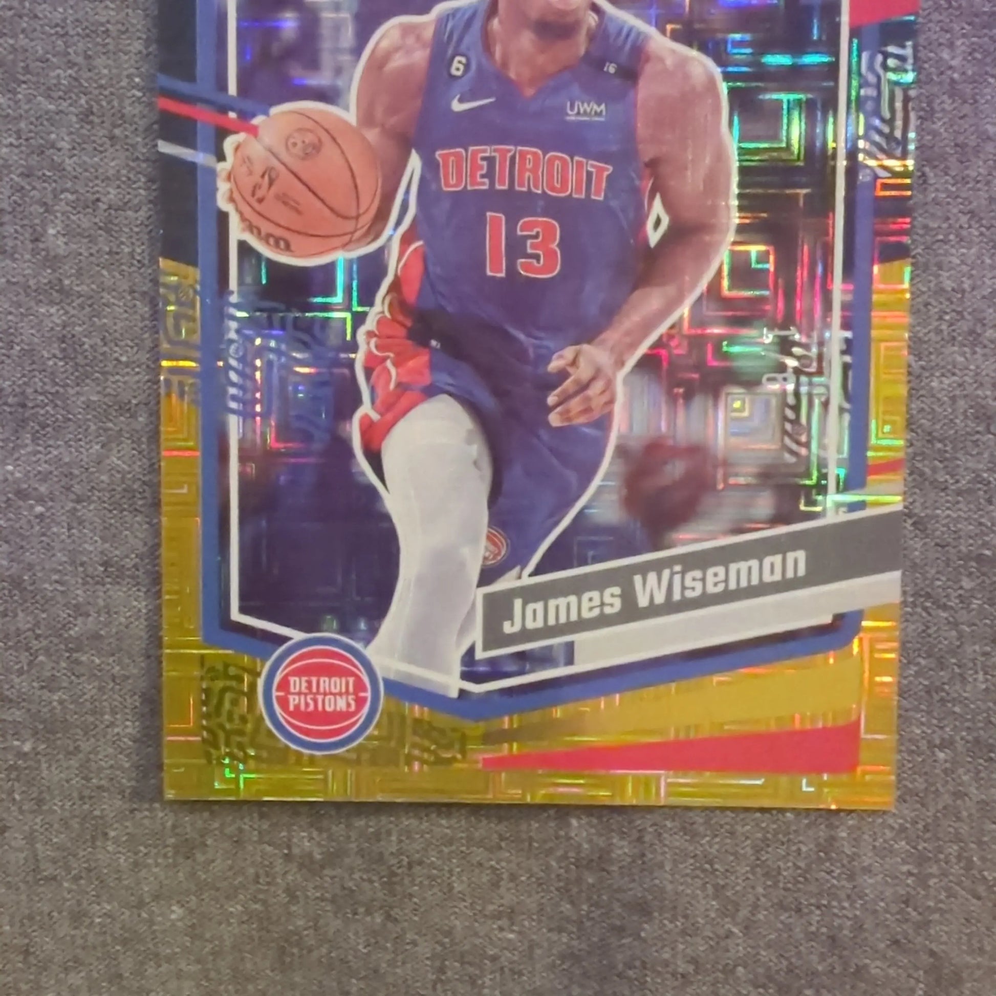 2023-24 NBA Panini Donruss - James Wiseman Gold Black Choice 1/8 Detroit Pistons FRENLY BRICKS - Open 7 Days