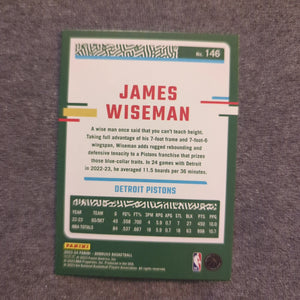 2023-24 NBA Panini Donruss - James Wiseman Gold Black Choice 1/8 Detroit Pistons FRENLY BRICKS - Open 7 Days