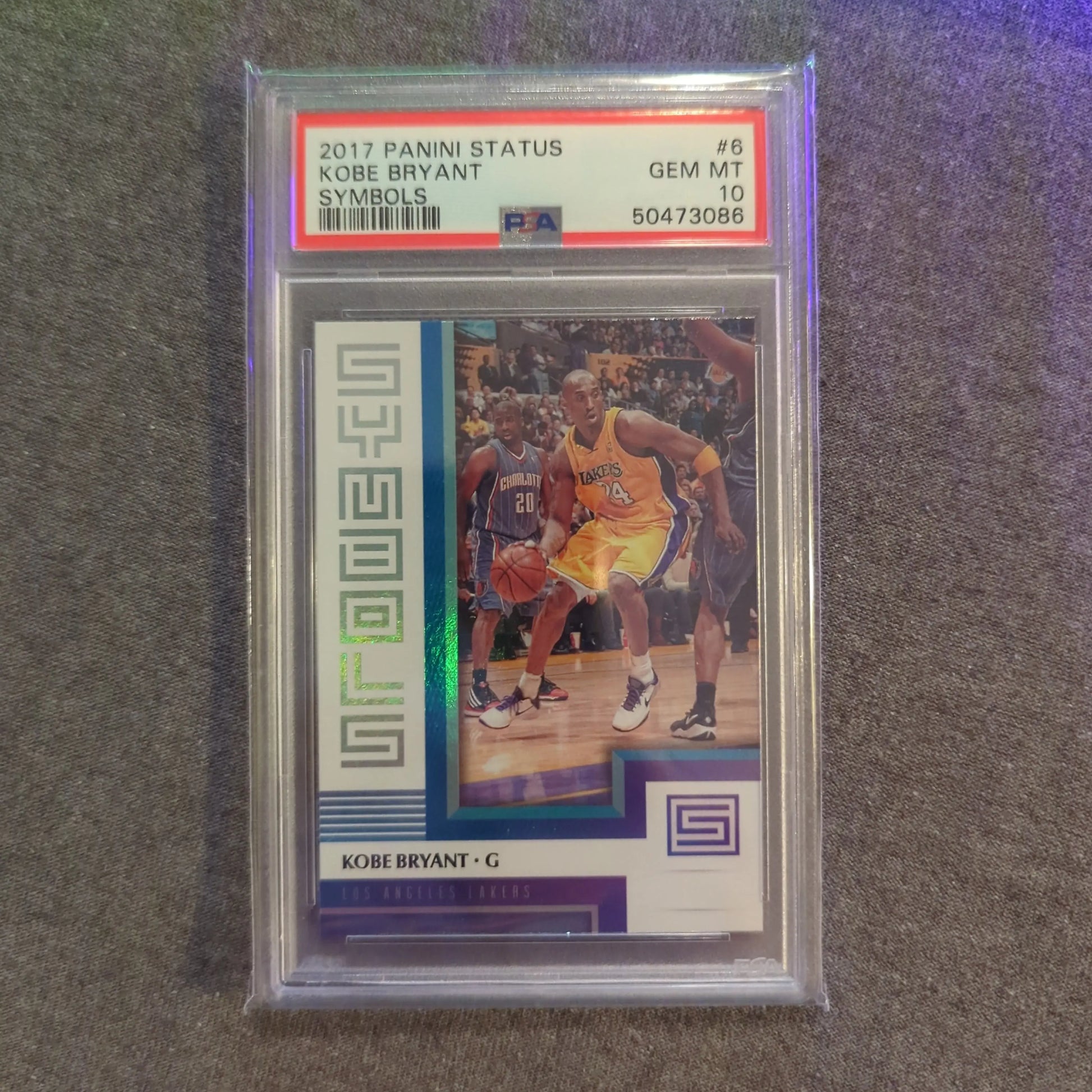 2017 Panini Status Kobe Bryant Symbols PSA 10 #6 FRENLY BRICKS - Open 7 Days