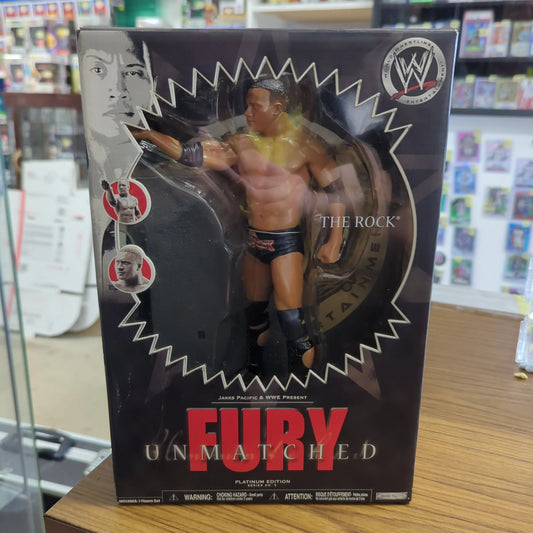 The Rock WWE Unmatched Fury JAKKS Platinum Edition Series 5 Box Wear FRENLY BRICKS - Open 7 Days