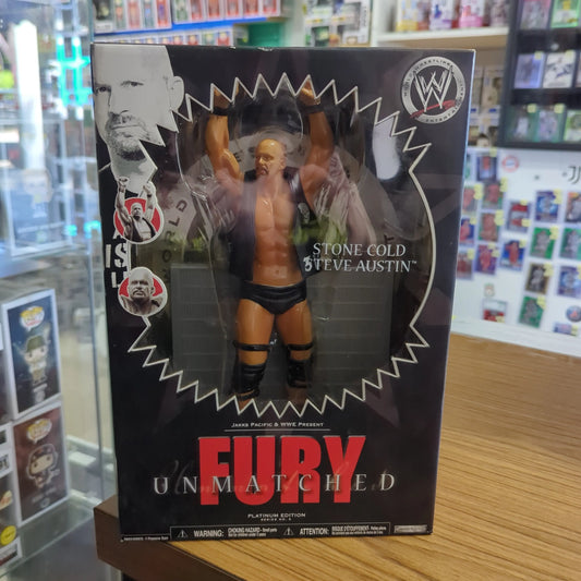 WWE Fury Unmatched Platinum Edition Steve Austin Figure 2007 Jakks Pacific FRENLY BRICKS - Open 7 Days