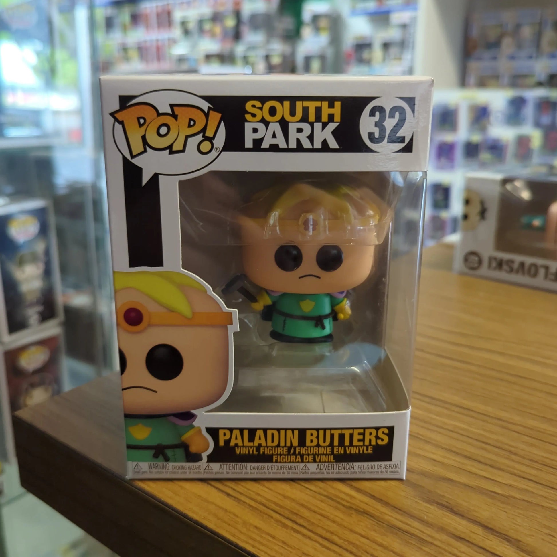 Funko POP Vinyl - South Park - Paladin Butters - #32 FRENLY BRICKS - Open 7 Days