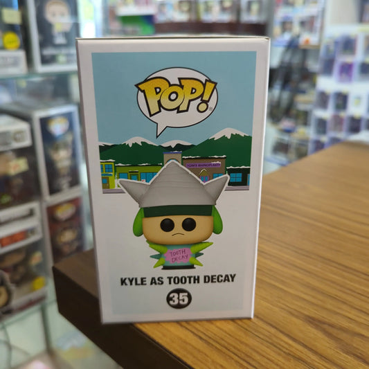 South Park - Kyle as Tooth Decay Festival of Fun 2021 US #35 Exclusive Pop! Viny FRENLY BRICKS - Open 7 Days