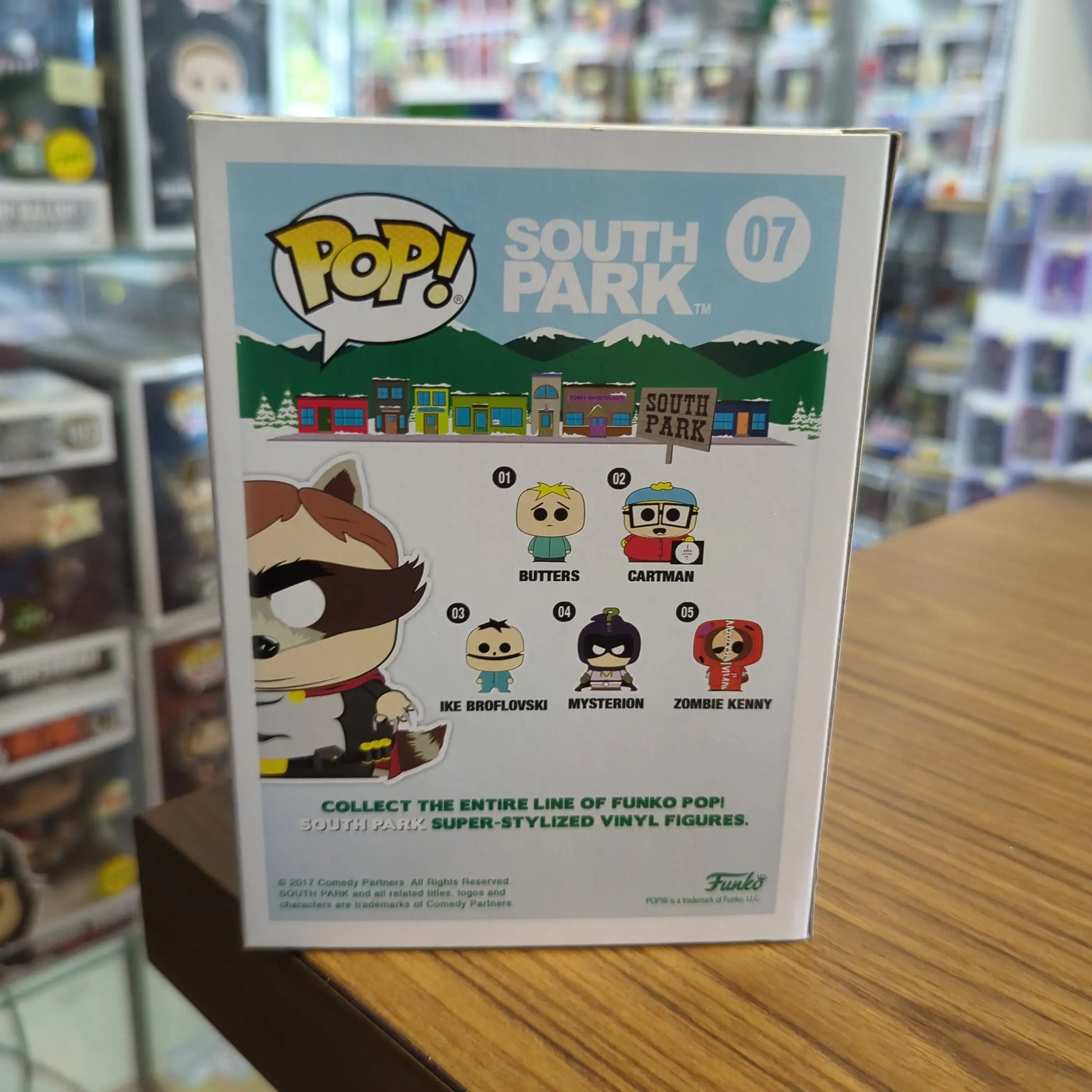 Funko Pop Vinyl - South Park #07 The Coon - 2017 Summer Convention Exclusive FRENLY BRICKS - Open 7 Days