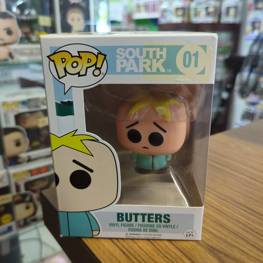 #01 Butters - South Park - Vaulted Funko POP 2017 Boxed FRENLY BRICKS - Open 7 Days