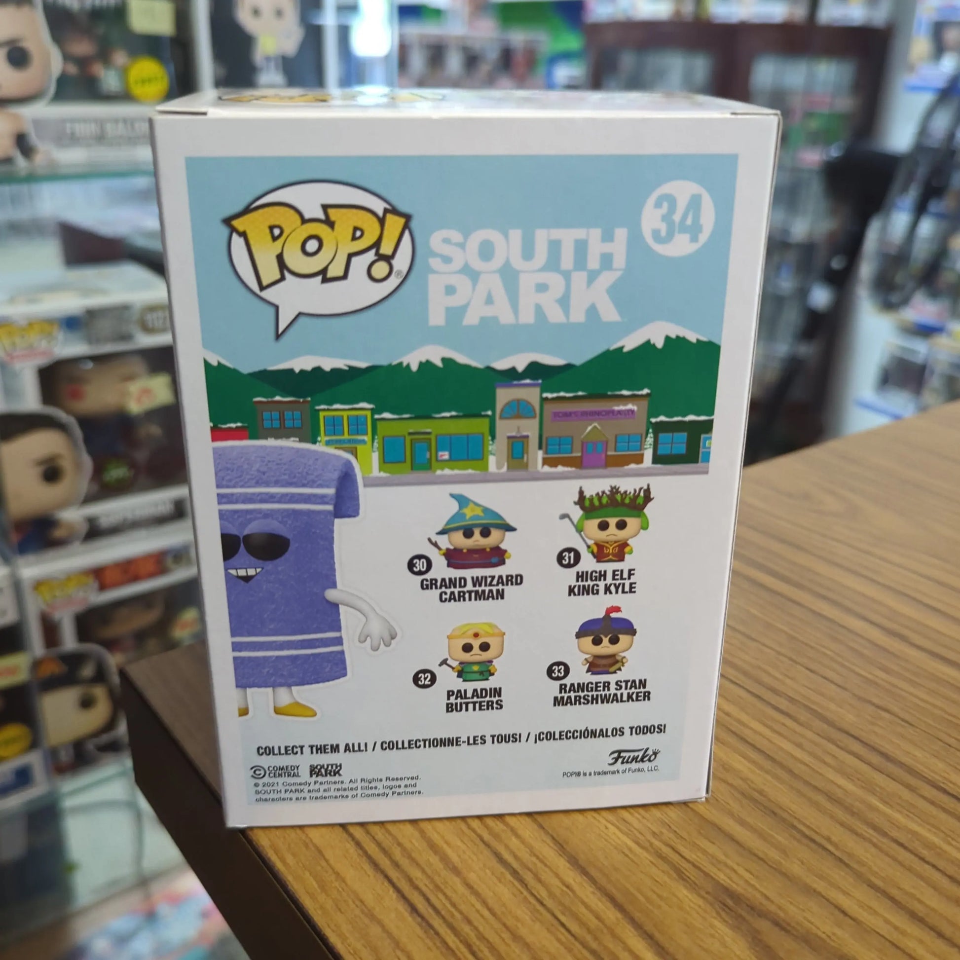 Funko POP! Animation: South Park #34 - Towelie (Flocked) FRENLY BRICKS - Open 7 Days