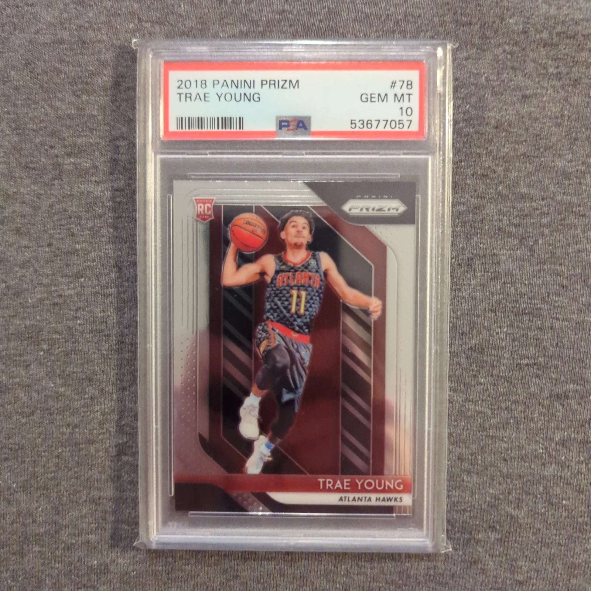 2018-19 Panini Prizm Trae Young Rookie RC #78 PSA 10 GEM MT Atlanta Hawks FRENLY BRICKS - Open 7 Days