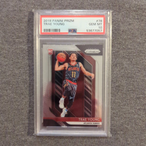 2018-19 Panini Prizm Trae Young Rookie RC #78 PSA 10 GEM MT Atlanta Hawks FRENLY BRICKS - Open 7 Days