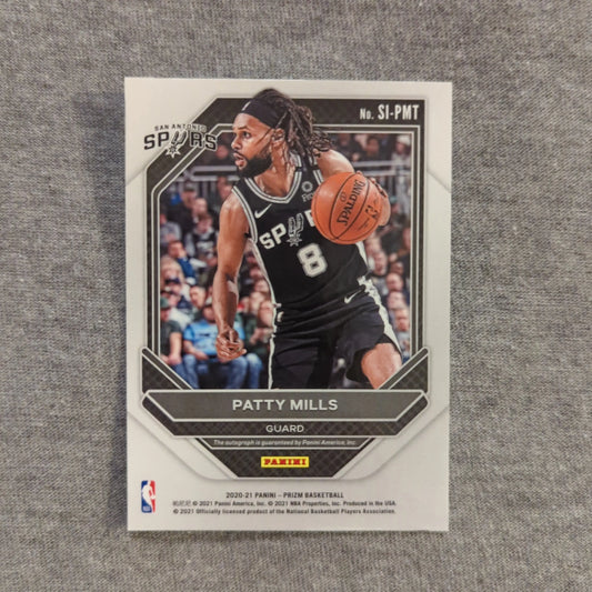 2020-2021 Panini Prizm Patty Mills Signatures SI-PMT FRENLY BRICKS - Open 7 Days