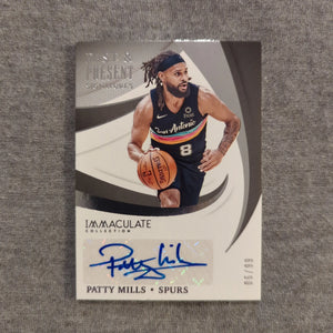 Panini Immaculate 2020-21 PATTY MILLS /99 AUTO FRENLY BRICKS - Open 7 Days