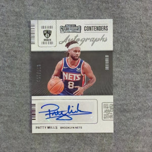 Panini Contenders 2021-2022 Patty Mills Autographs /199 FRENLY BRICKS - Open 7 Days