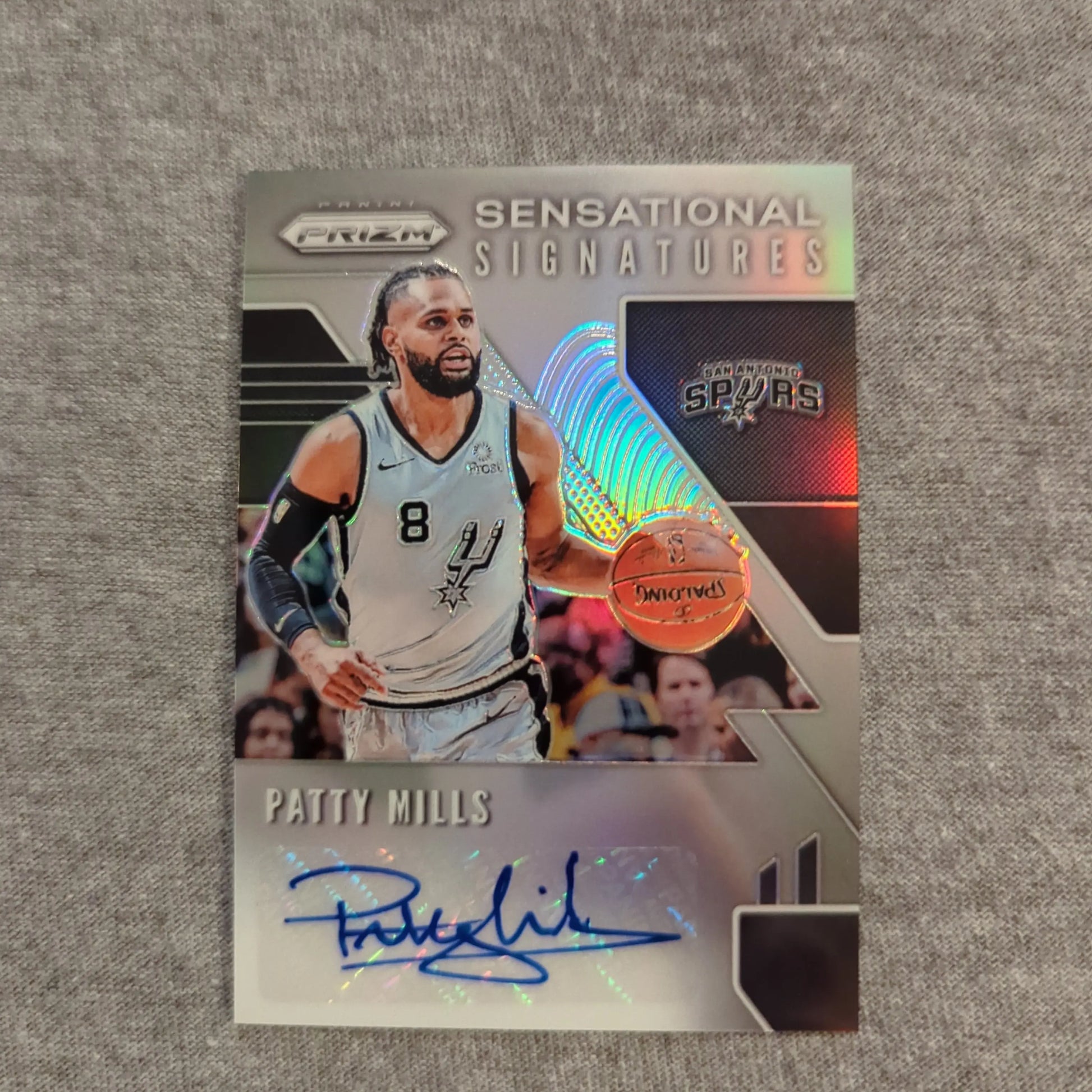 2019-20 Panini Prizm Patty Mills Sensational signatures Silver Prizm auto Spurs FRENLY BRICKS - Open 7 Days