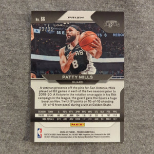 Panini Prizm 2020-2021 Blue Shimmer 35/35 - Patty Mills FRENLY BRICKS - Open 7 Days