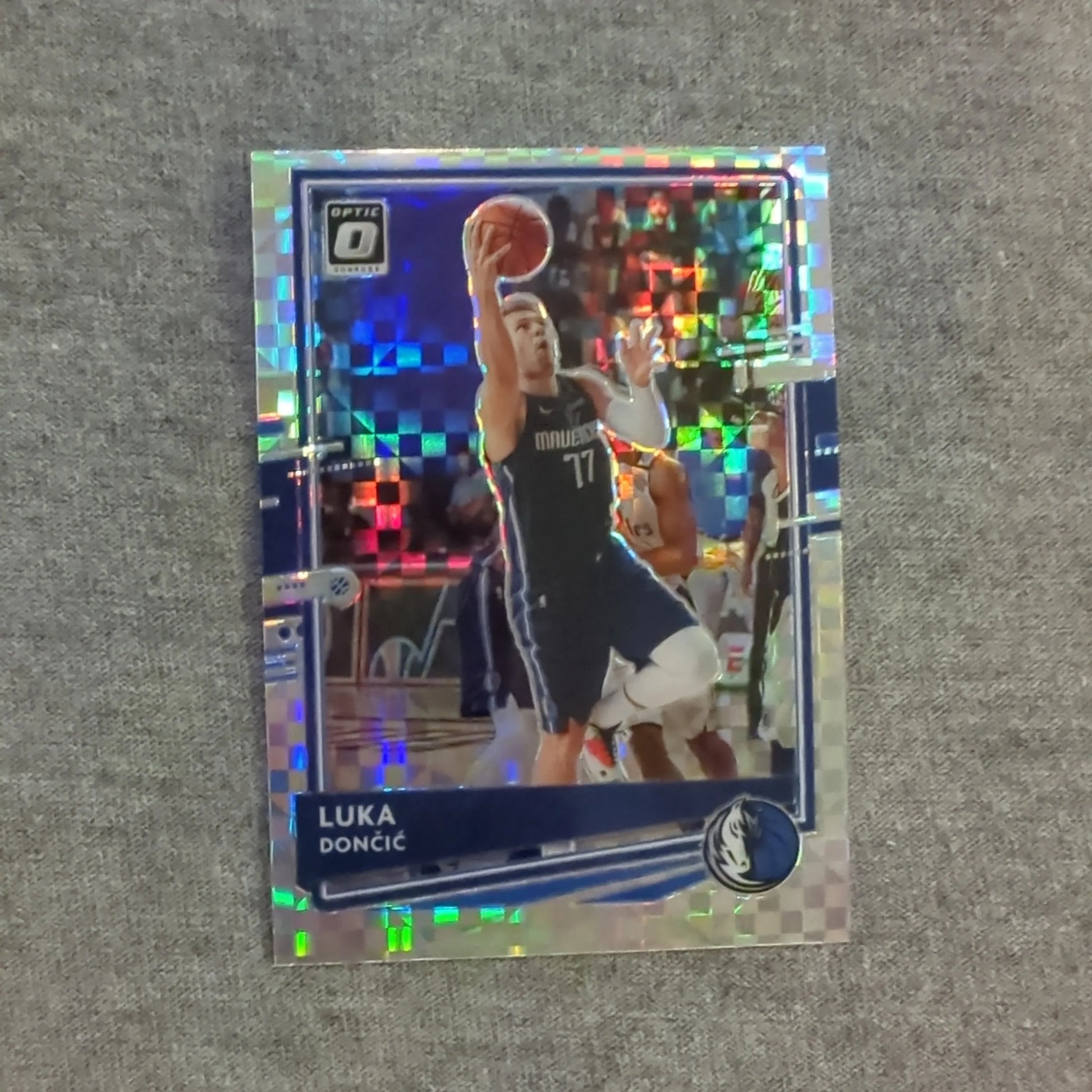 2020-21 Panini Donruss Optic Luka Doncic Checkerboard SSP #86 Dallas Mavericks FRENLY BRICKS - Open 7 Days