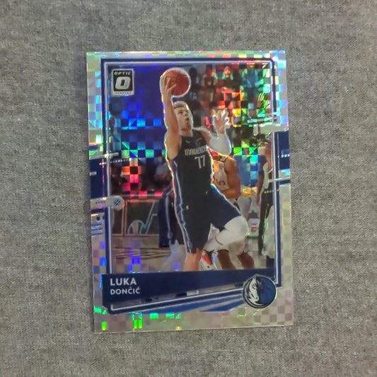 2020-21 Panini Donruss Optic Luka Doncic Checkerboard SSP #86 Dallas Mavericks FRENLY BRICKS - Open 7 Days