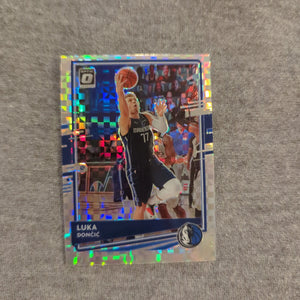 2020-21 Panini Donruss Optic Luka Doncic Checkerboard SSP #86 Dallas Mavericks FRENLY BRICKS - Open 7 Days