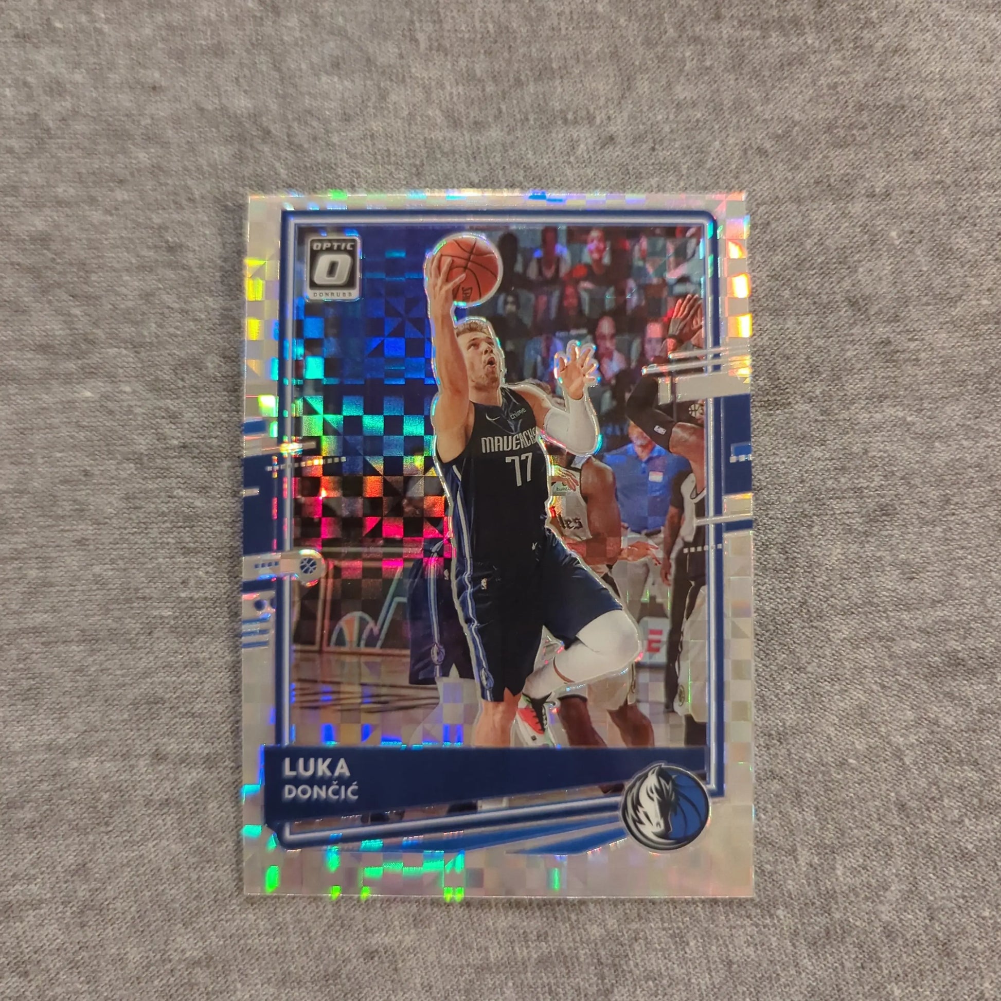 2020-21 Panini Donruss Optic Luka Doncic Checkerboard SSP #86 Dallas Mavericks FRENLY BRICKS - Open 7 Days