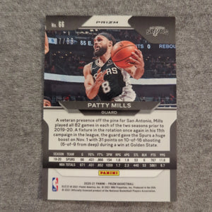 Panini Prizm 2020-21 Patty Mills RED SCOPE /88 FRENLY BRICKS - Open 7 Days