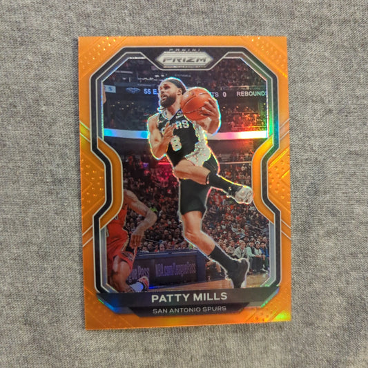 Panini 2020-21 Prizm Orange PATTY MILLS /49 FRENLY BRICKS - Open 7 Days