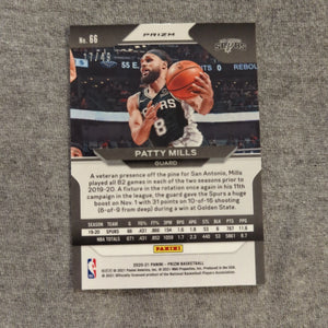 Panini 2020-21 Prizm Orange PATTY MILLS /49 FRENLY BRICKS - Open 7 Days