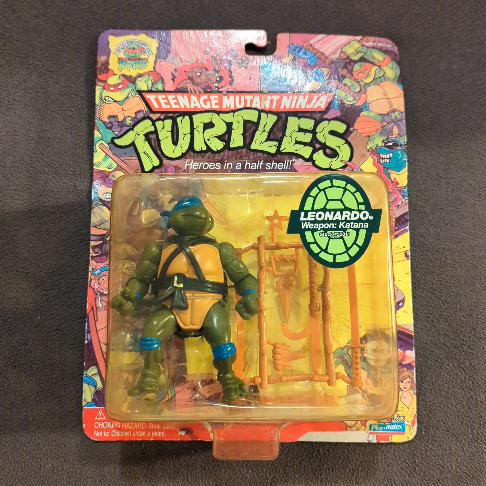 Teenage Mutant Ninja Turtles 2008 Leonardo 25th Anniversary Figure TMNT nib FRENLY BRICKS - Open 7 Days