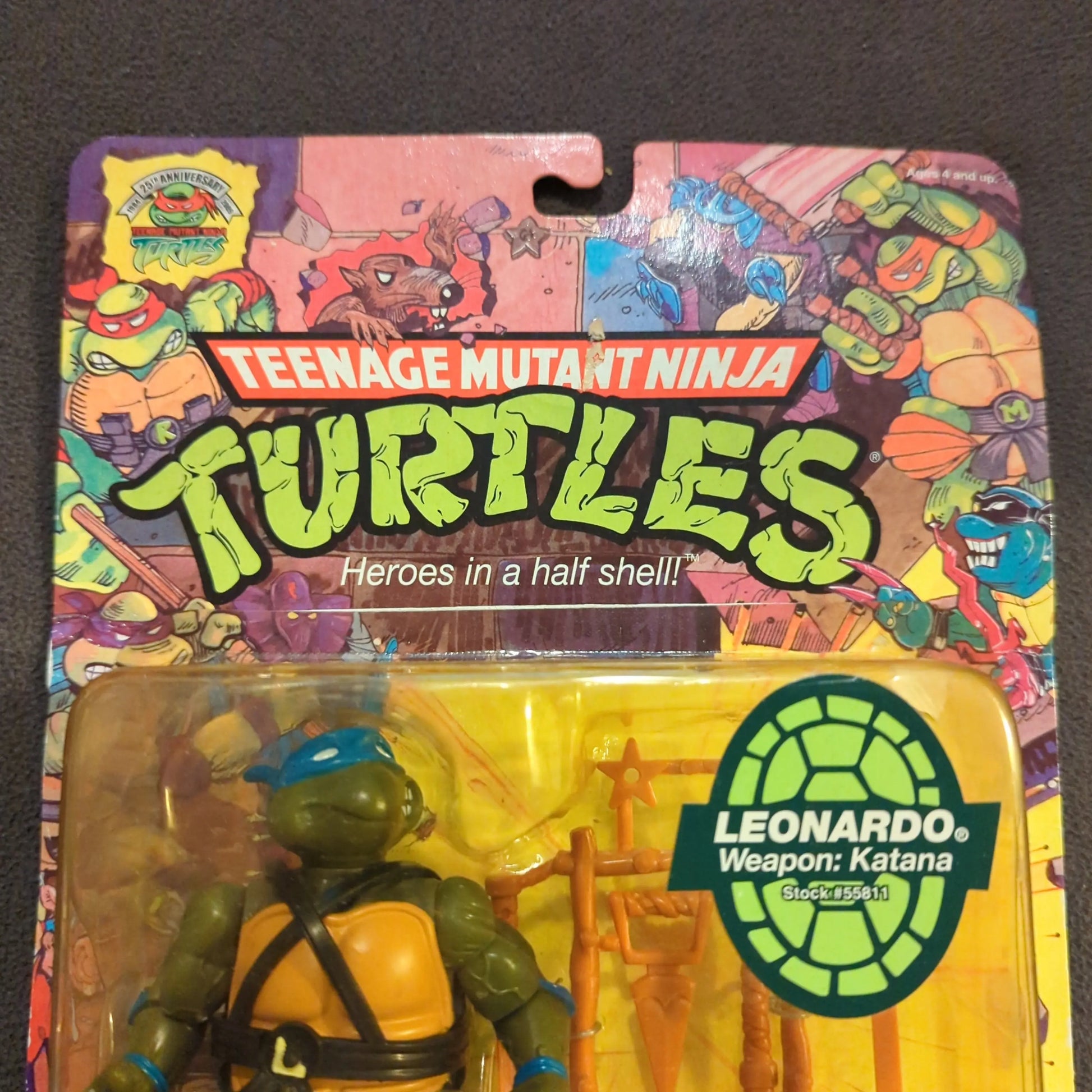 Teenage Mutant Ninja Turtles 2008 Leonardo 25th Anniversary Figure TMNT nib FRENLY BRICKS - Open 7 Days