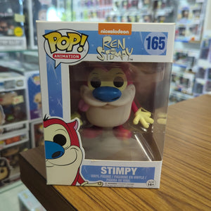 FUNKO POP ANIMATION REN AND STIMPY #165 STIMPY VAULTED VINYL FIGURE FRENLY BRICKS - Open 7 Days